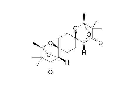 (1R,1''S,4S,4''R)-4,4'',5,5,5'',5''-hexamethyldispiro[3,7-dioxabicyclo[2.2.1]heptane-2,1'-cyclohexane-4',2''-[3,7]dioxabicyclo[2.2.1]heptane]-6,6''-dione