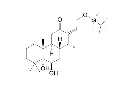 16,17-seco-16-(tert-butyldimethylsiloxy)caesaldekarin B