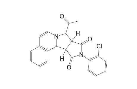 (8S,8aR,11aS)-8-acetyl-10-(2-chlorophenyl)-11a,11b-dihydro-8H-pyrrolo[3',4':3,4]pyrrolo[2,1-a]isoquinoline-9,11(8aH,10H)-dione