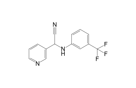 2-(pyridin-3-yl)-2-(3-(trifluoromethyl)phenylamino)acetonitrile