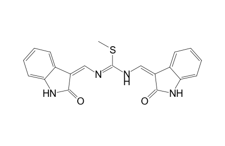 S-Methyl-N,N'-bis(2-oxo-2,3-dihydroindol-3-ylidenemethyl)isothiourea