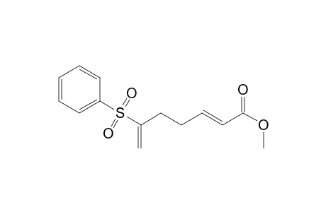 Methyl 6-(Phenylsulfonyl)-2,6-heptadienoate