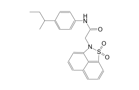 N-(4-sec-butylphenyl)-2-(1,1-dioxido-2H-naphtho[1,8-cd]isothiazol-2-yl)acetamide