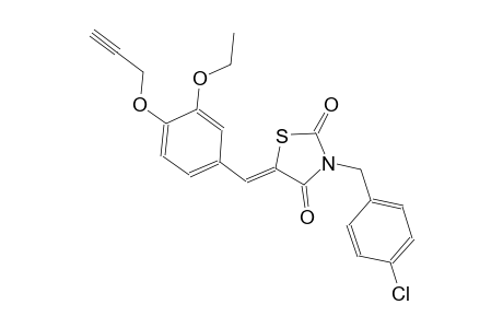 2,4-thiazolidinedione, 3-[(4-chlorophenyl)methyl]-5-[[3-ethoxy-4-(2-propynyloxy)phenyl]methylene]-, (5Z)-