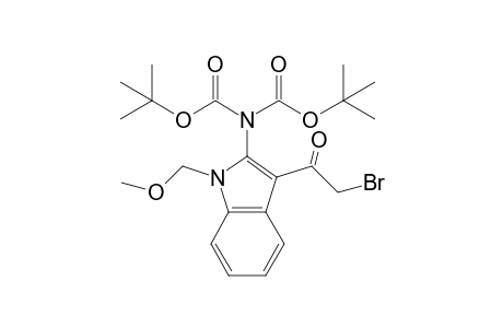 N-[3-(2-bromo-1-oxoethyl)-1-(methoxymethyl)-2-indolyl]-N-[(2-methylpropan-2-yl)oxy-oxomethyl]carbamic acid tert-butyl ester