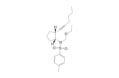 N-Ethoxymethyl-N-((1R,2R)-2-hex-1-ynyl-cyclopentyl)-4-methyl-benzenesulfonamide