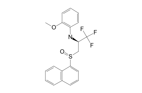 (-)-(2S,S(S))-3,3,3-TRIFLUORO-N-(ORTHO-METHOXYPHENYL)-2-AMINOPROPYL-1-(1-NAPHTHYL)-SULFOXIDE