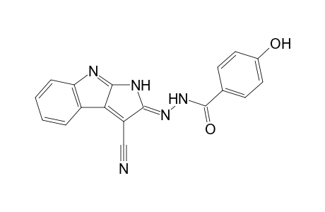 N'-(3-Cyanopyrrolo[2,3-b]indol-2(1H)-ylidene)-4-hydroxybenzohydrazide