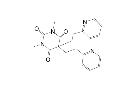 2,4,6(1H,3H,5H)-pyrimidinetrione, 1,3-dimethyl-5,5-bis[2-(2-pyridinyl)ethyl]-