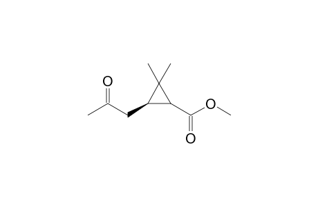 Methyl (3R)-(cis)-2,2-dimethyl-3-(2'-oxopropyl)cyclopropane-1-carboxylate