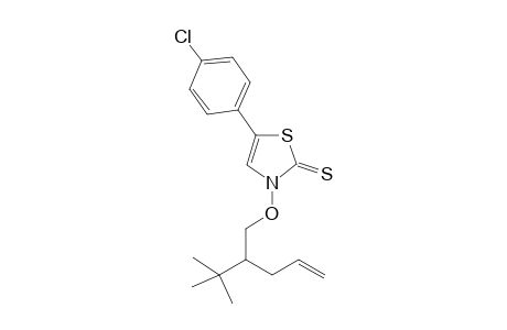 N-[2'-(t-Butyl)-4'-penten-1'-oxy]-4-(p-chlorophenyl)thiazole-2(3H)-thione