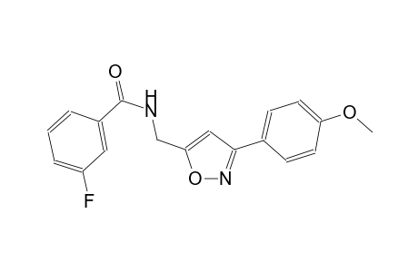 benzamide, 3-fluoro-N-[[3-(4-methoxyphenyl)-5-isoxazolyl]methyl]-
