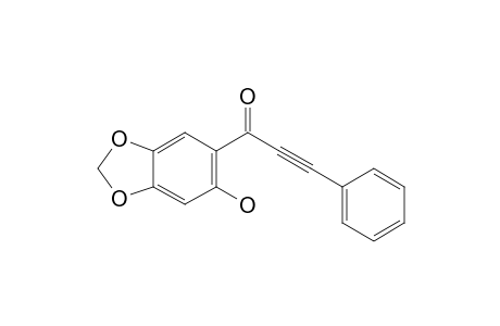 1-(6-hydroxy-1,3-benzodioxol-5-yl)-3-phenylprop-2-yn-1-one