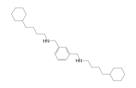 N,N'-Bis-4-cyclohexylbutyl-m-phenylene-dimethanamine