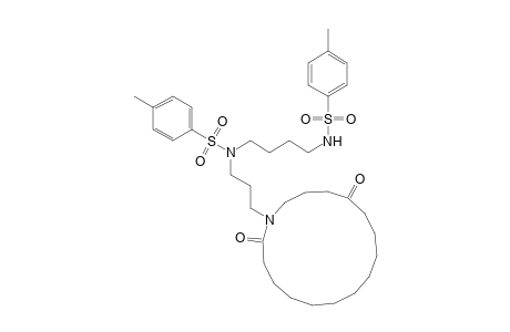 Benzenesulfonamide, N-[3-(2,13-dioxoazacyclohexadec-1-yl)propyl]-4-methyl-N-[4-[[(4-methy lphenyl)sulfonyl]amino]butyl]-