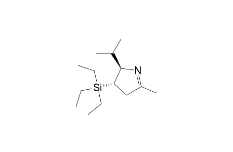 (4S*,5R*)-2-Methyl-5-(1-methylethyl)-4-(triethylsilyl)-1-pyrroline
