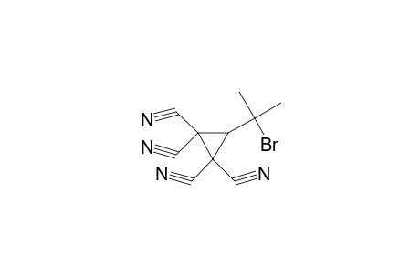 3-(1-bromo-1-methylethyl)-1,1,2,2-cyclopropanetetracarbonitrile