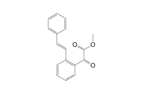 2-Stilbenyl-glyoxylic acid, methyl ester