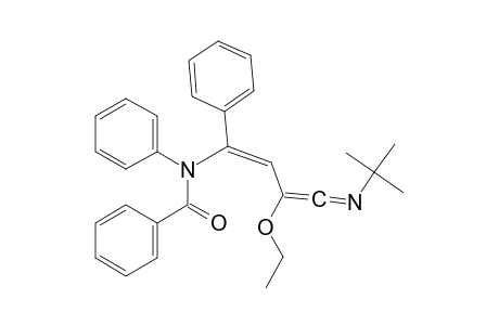 Z-4-(Benzoylphenylamino)-N-(t-butyl)-2-ethoxy-4-phenyl-1,3-butadiene-1-imine