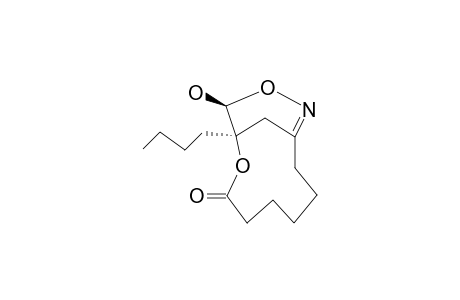 (+/-)-1-BUTYL-12-HYDROXY-2,11-DIOXA-10-AZABICYCLO-[7.3.1]-TRIDEC-9-EN-3-ONE