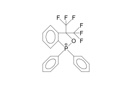 3,3-Bis(trifluoromethyl)-1,1-diphenyl-4,5-benzo(1-phospha-2-oxa-cyclopentane)