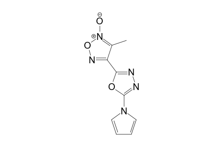 4-(5-(1H-pyrrol-1-yl)-1,3,4-oxadiazol-2-yl)-3-methylfuroxan