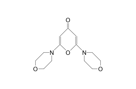 2,6-Dimorpholino-pyran-4-one