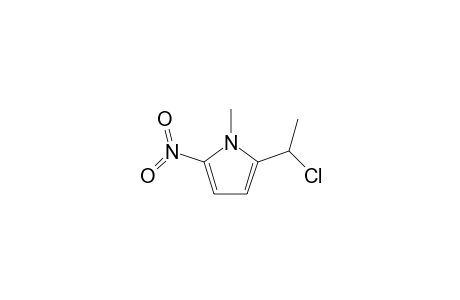 1H-Pyrrole, 2-(1-chloroethyl)-1-methyl-5-nitro-