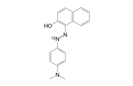 1-{(E)-[4-(dimethylamino)phenyl]diazenyl}-2-naphthol, 15N isotopic labeled