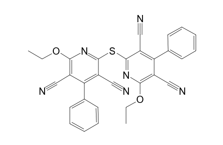 bis(3,4-Dicyano-6-ethoxy-5-phenyl-2-pyridyl) sulfide