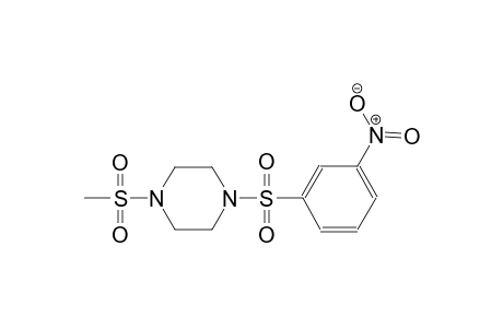 1-(methylsulfonyl)-4-[(3-nitrophenyl)sulfonyl]piperazine