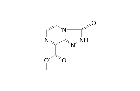 2,3-DIHYDRO-3-OXO-s-TRIAZOLO[4,3-a]PYRAZINE-8-CARBOXYLIC ACID, METHYL ESTER