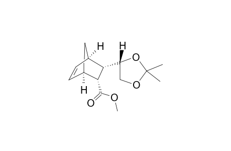 Methyl (1S,2R,3S,4R)-3-[(4S)-4-(2,2-dimethyl-1,3-dioxolo)]bicyclo[2.2.1]-5-hepten-2-ylcarboxylate