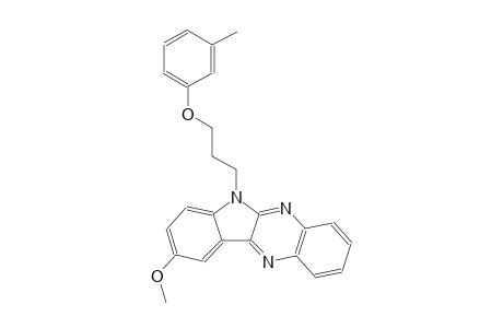 9-methoxy-6-[3-(3-methylphenoxy)propyl]-6H-indolo[2,3-b]quinoxaline