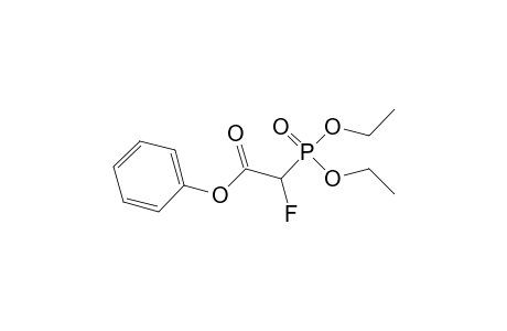 2-Diethoxyphosphoryl-2-fluoro-acetic acid phenyl ester