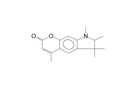 4,6,6,7,8-PENTAMETHYL-6,7-DIHYDROPYRROLO[3,2-G]COUMARIN