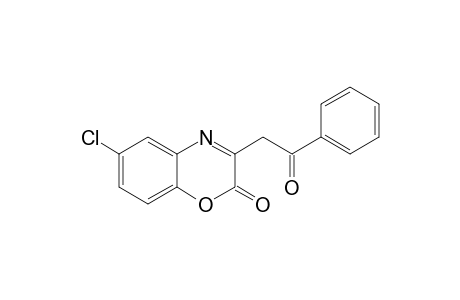 6-Chloranyl-3-phenacyl-1,4-benzoxazin-2-one