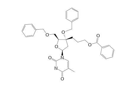 3'-C-(3-BENZOYLOXYPROPYL)-3',5'-DI-O-BENZYLTHYMIDINE