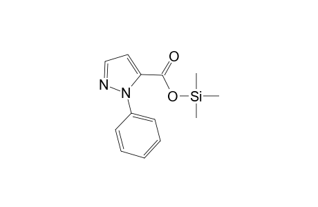 1-Phenyl-1H-pyrazole-5-carboxylic acid, tms derivative