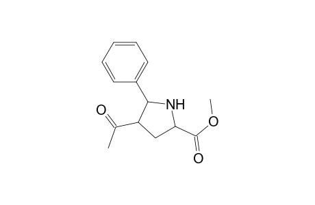 Proline, 4-acetyl-5-phenyl-, methyl ester, (2.alpha.,4.alpha.,5.alpha.)-(.+-.)-
