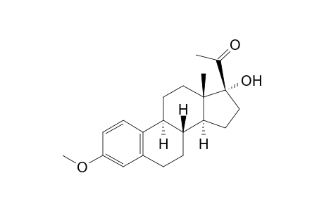 17.alpha.-Hydroxy-3-methoxy-19-norpregna-1,3,5(10)-trien-20-one