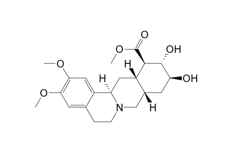 6H-Dibenzo[a,g]quinolizine-12-carboxylic acid, 5,8,8a,9,10,11,12,12a,13,13a-decahydro-10,11-dihydroxy-2,3-dimethoxy- , methyl ester, [8aS-(8a.alpha.,10.alpha.,11.beta.,12.alpha.,12a.alpha.,13a.beta.)]-
