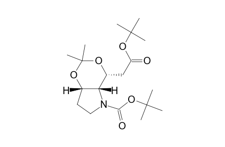 (4R,4aR,7aS)-2,2-dimethyl-4-[2-[(2-methylpropan-2-yl)oxy]-2-oxoethyl]-4a,6,7,7a-tetrahydro-4H-[1,3]dioxino[5,4-b]pyrrole-5-carboxylic acid tert-butyl ester