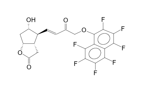 (+/-)-7ALPHA-HYDROXY-6BETA-[3-OXO-4-(HEPTAFLUORO-1-NAPHTHYLOXY)-1E-BUTENYL]-CIS-2-OXABICYCLO[3.3.0]OCTAN-3-ONE