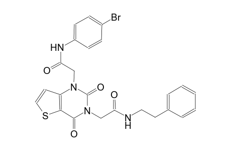 1-[3-(4-bromophenyl)-2-oxopropyl]-3-(2-oxo-5-phenylpentyl)-1H,2H,3H,4H-thieno[3,2-d]pyrimidine-2,4-dione