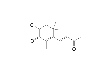 2-Cyclohexen-1-one, 6-chloro-2,4,4-trimethyl-3-(3-oxo-1-butenyl)-, (E)-