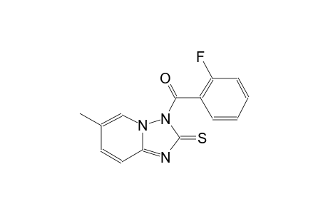 (2-Fluorophenyl)(6-methyl-2-thioxo-2H-[1,2,4]triazolo[1,5-a]pyridin-3-yl)methanone