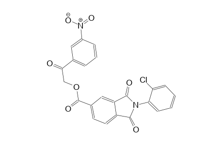 1H-isoindole-5-carboxylic acid, 2-(2-chlorophenyl)-2,3-dihydro-1,3-dioxo-, 2-(3-nitrophenyl)-2-oxoethyl ester