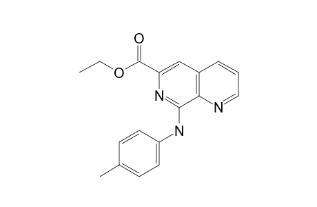 ethyl 8-[(4-methylphenyl)amino]-1,7-naphthyridine-6-carboxylate
