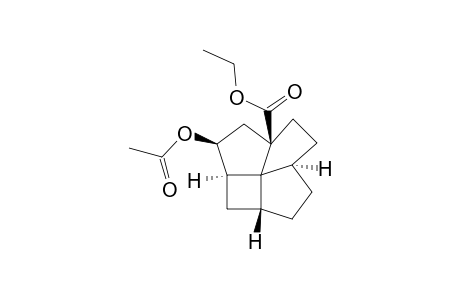 Ethyl (1R,4R,7R,9R,10S)-10-acetoxytetracyclo[5.4.1.0(4,12).0(9,12)]dodecane-1-carboxylate